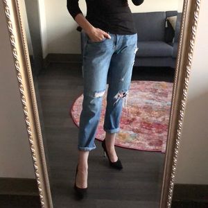 Ripped Boyfriend Jeans - All Saints